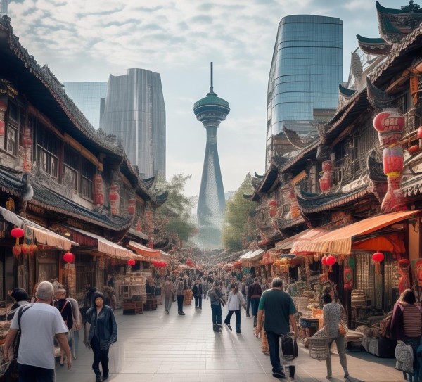 西安商贸城，经济中心的新家园